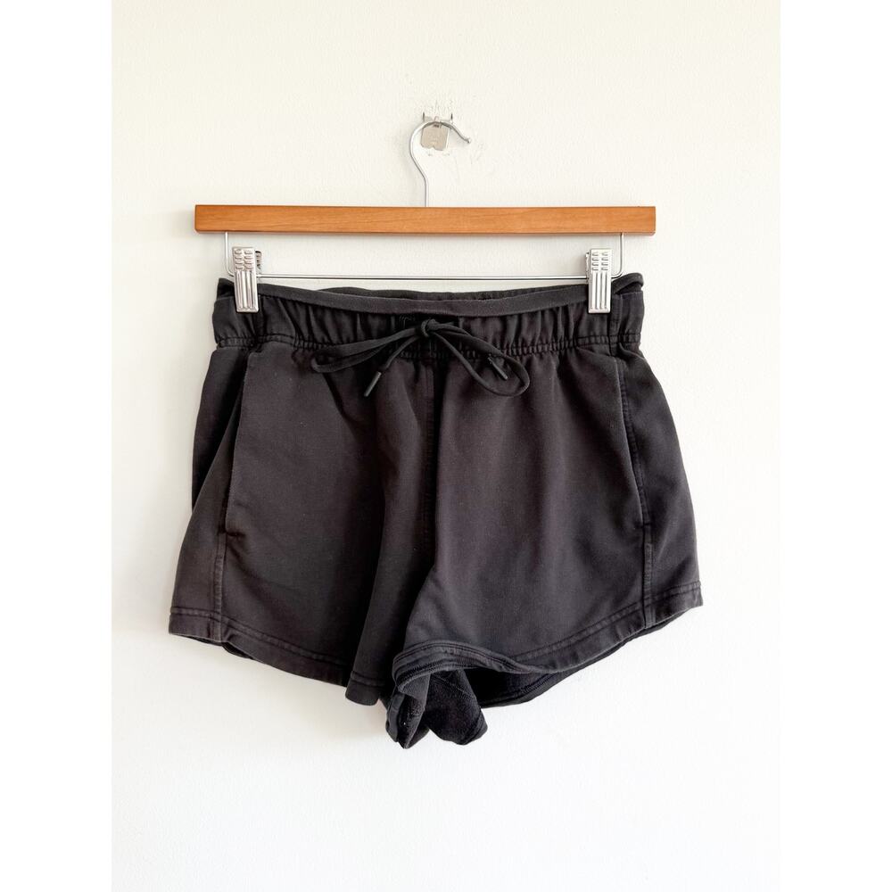 Lululemon Inner Glow Terry 3" High Rise Activewear Short Black 4 - Picture 2 of 8